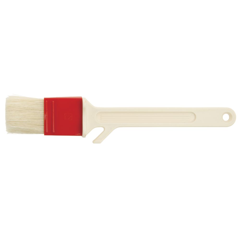 Thermohauser Heat Resistant Pastry Natural Bristle Brush With Hook 9 1/2"L x 1 1/2"W