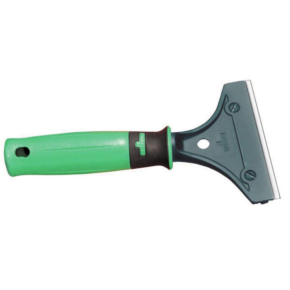 Scraper Blade uses Reversible Steel Blades
