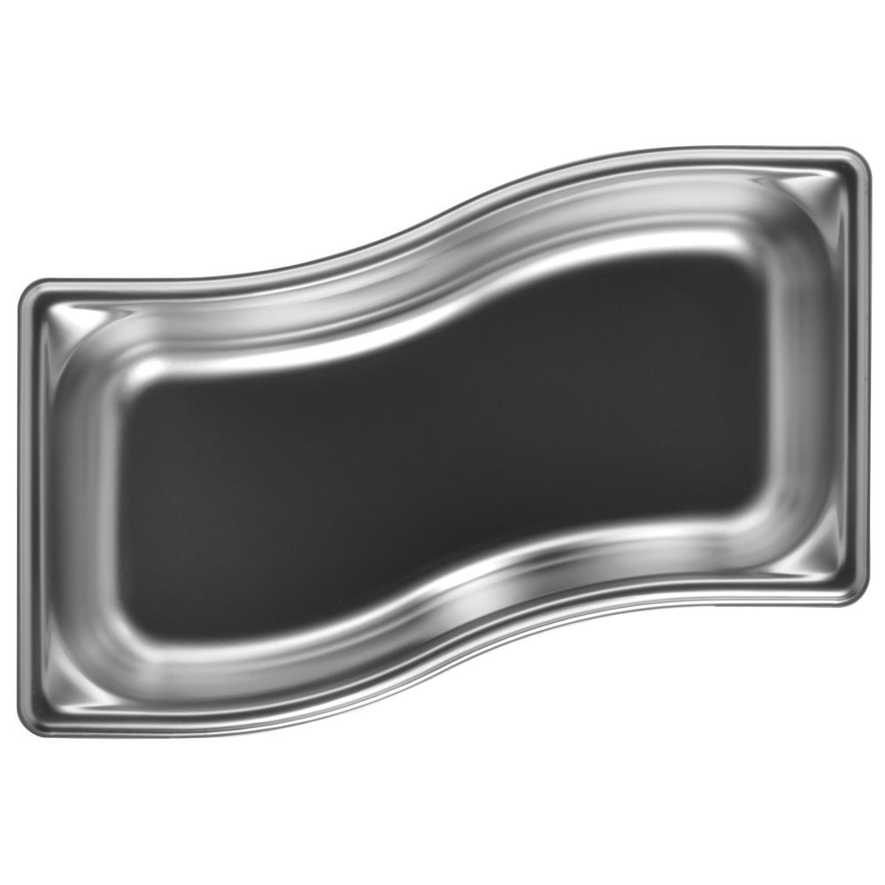 Vollrath Pans Third Size Wild Inner Curved Stainless Steel 12 4/5"L x 6 2/5"W x 2 1/2"H