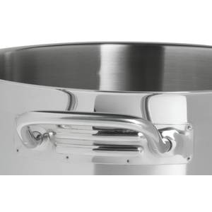 HUBERT® Sauce Pan with Helper Handle 7 1/2 Quart Stainless Steel