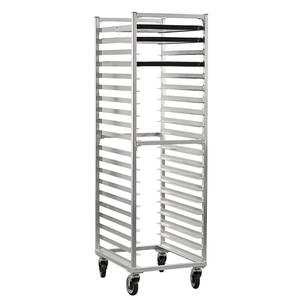 Hubert Aluminum Full Size Enclosed Pan Rack - 27L x 21W x 68H 70526