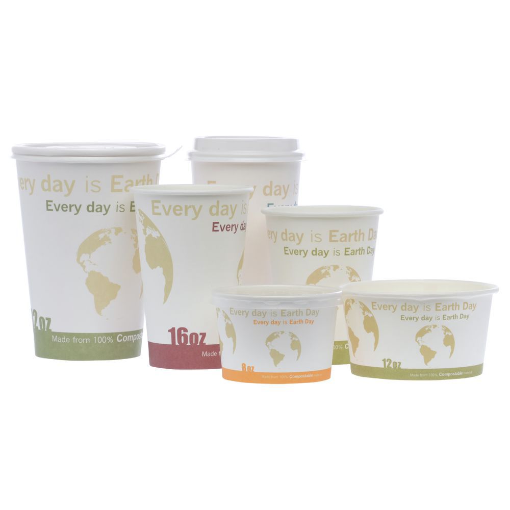 CONTAINER, FOOD, COMPOSTABLE, 32 OZ