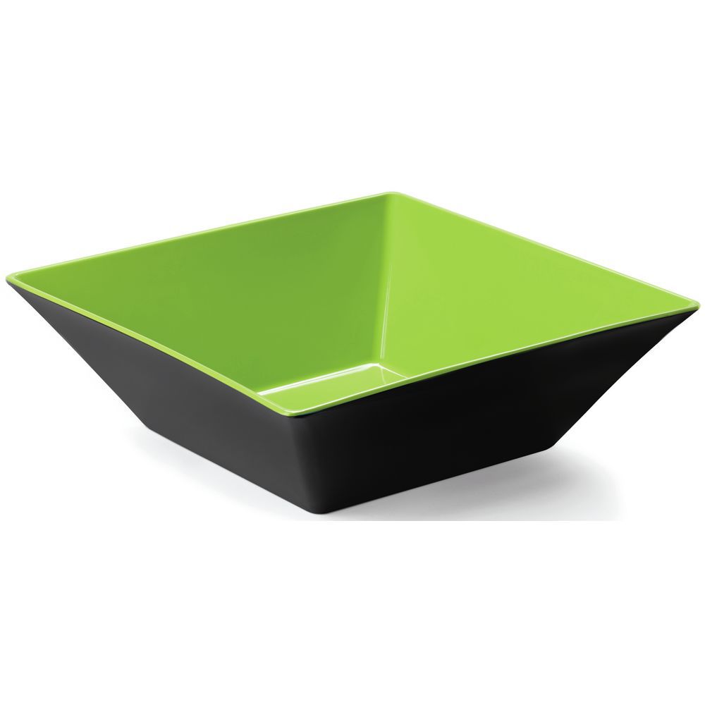 G.E.T. Brasilia™ 5 7/10 qt Square Blue Melamine Bowl 12"L x 12"W x 4