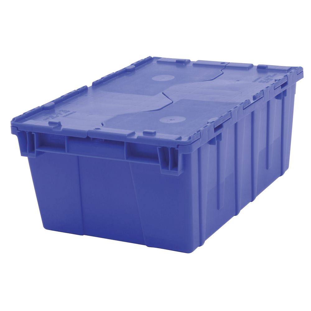 10 Grey Plastic Storage Removal Crates Container 12L