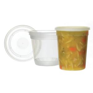 Insulated 12 oz Takeout Polystyrene Soup Cup - 4 1/2Dia x 2 1/2D