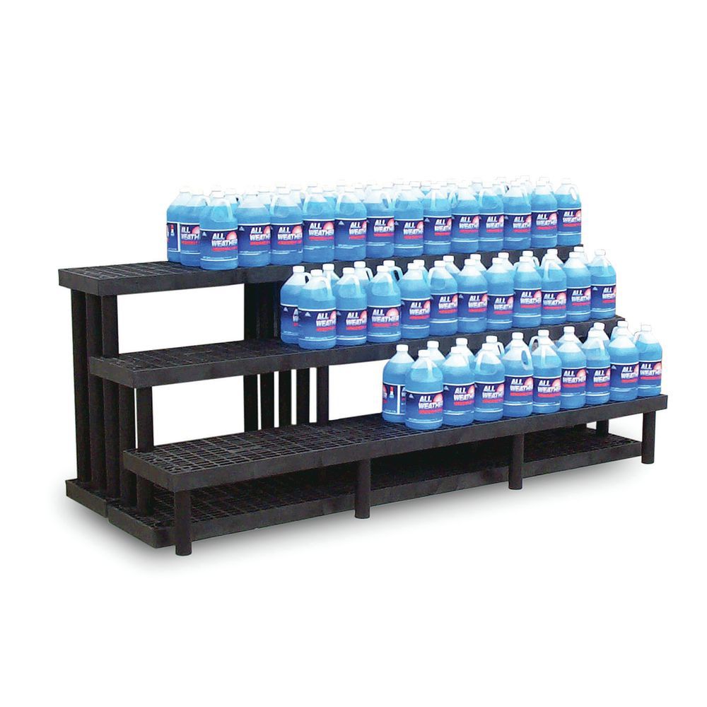 3Step Plastic Display Black 66 x 39 x 36