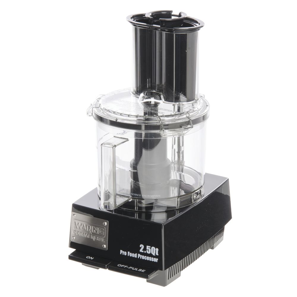 Waring Commercial 6 Qt. Batch Bowl and Continuous-Feed Food Processor