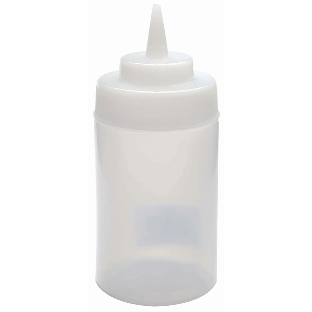 HUBERT® 12 Oz Wide-Mouth Squeeze Bottle - 2 3/4Dia x 6 1/2H