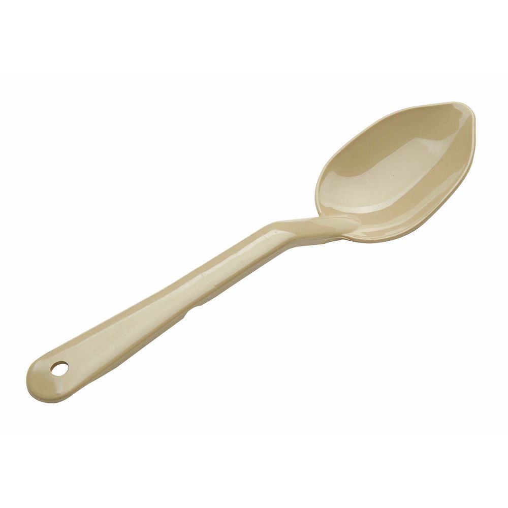 Carlisle Solid Polycarbonate Spoon in Beige 11"L