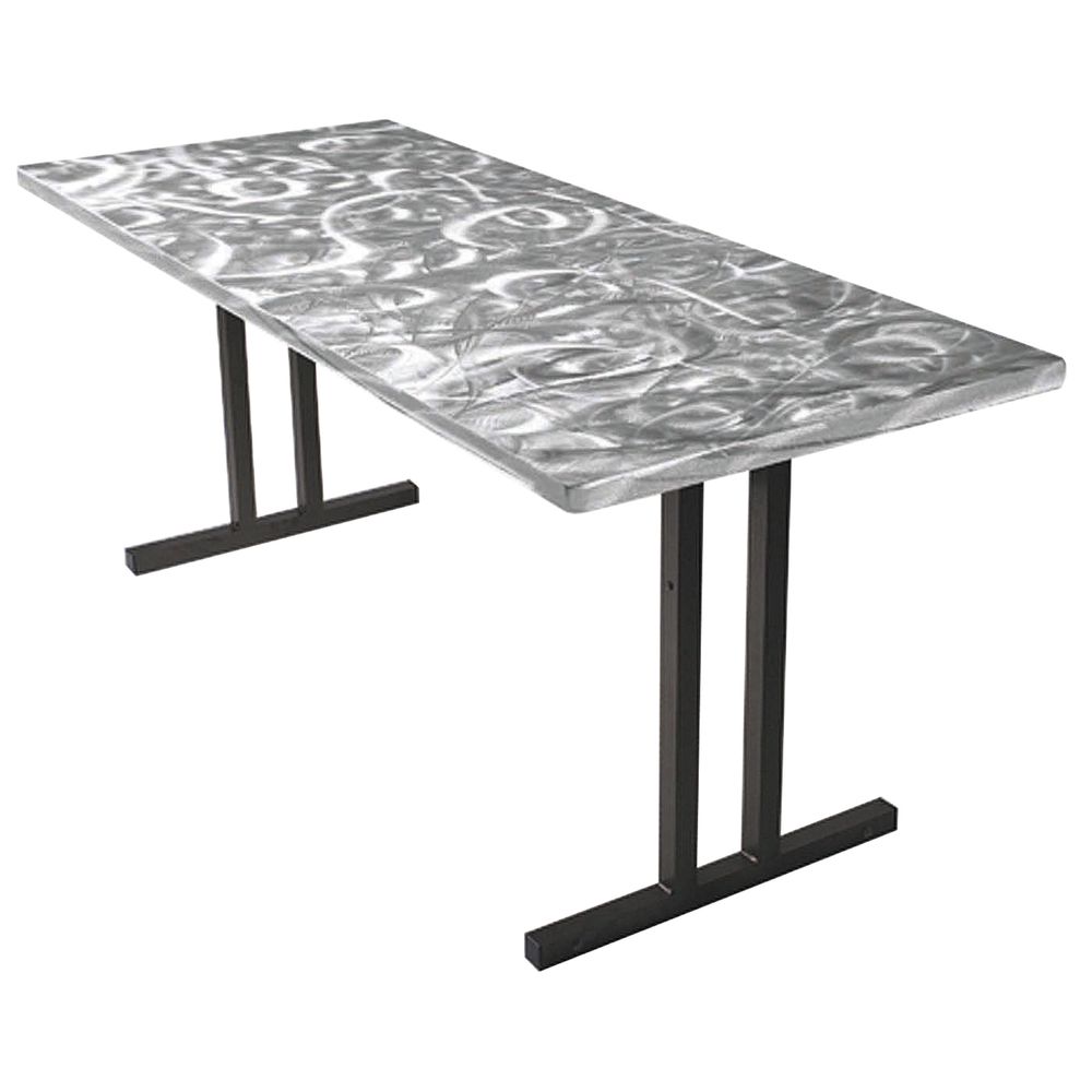Lifetime Commercial Folding Table, 72L x 30W x 29H, Black