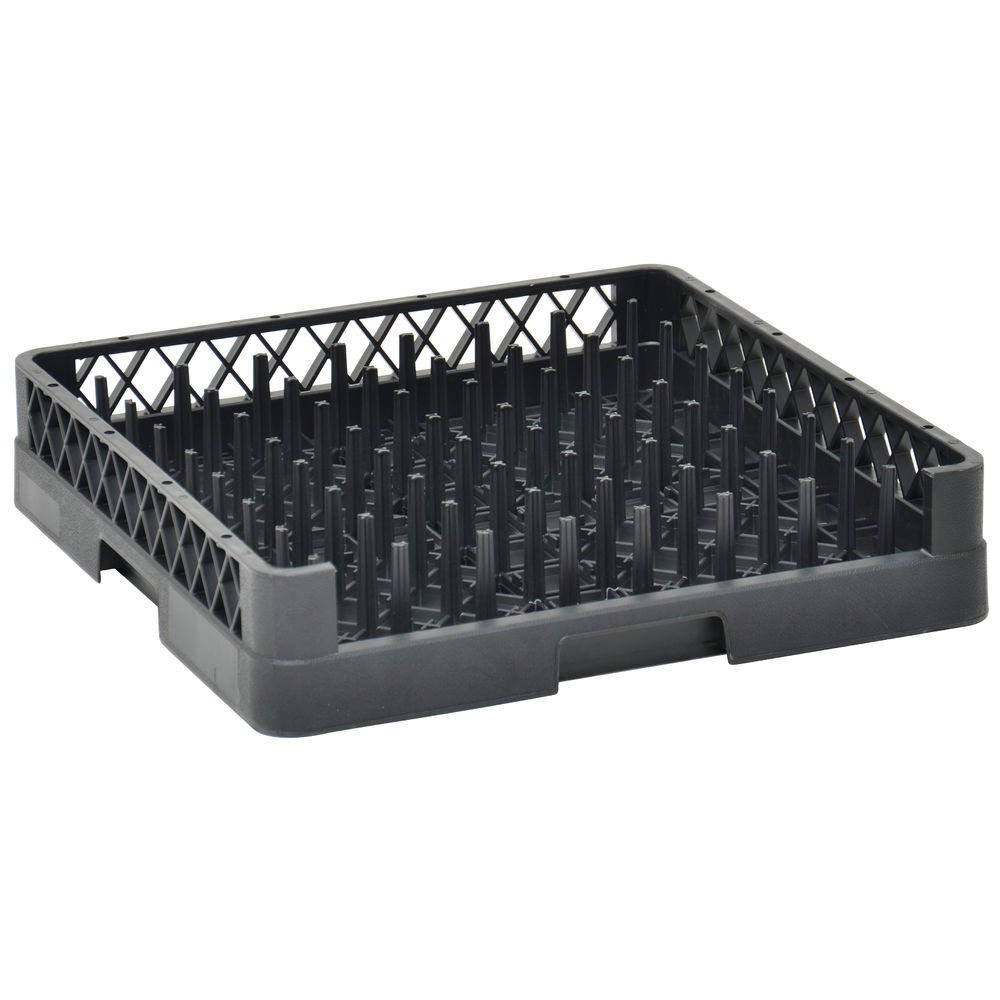 Vollrath Traex® Black Plastic Tray and Plate Open End Dishwashing Rack ...