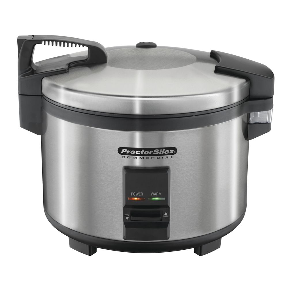 Proctor Silex 37540 40 Cup Brushed Stainless Steel Rice Cooker / Warmer ...