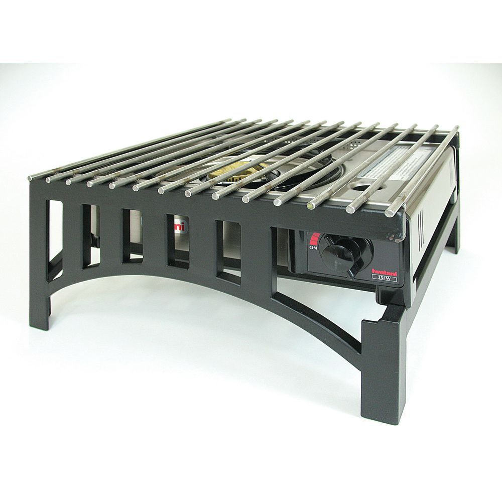 CalMil Mission Style Rectangular Black Metal Butane Stove Cover 12"L x 14"W x 6"H