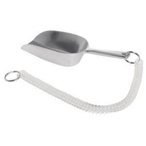 HUBERT® Solid Stainless Steel Ice Scoop - 9 1/4L x 3 1/4W