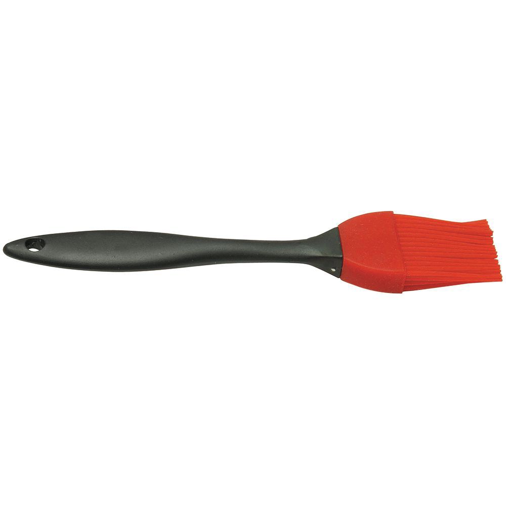 HUBERT® Red Silicone Pastry Brush with Black Plastic Handle - 7L x 1 3/10W