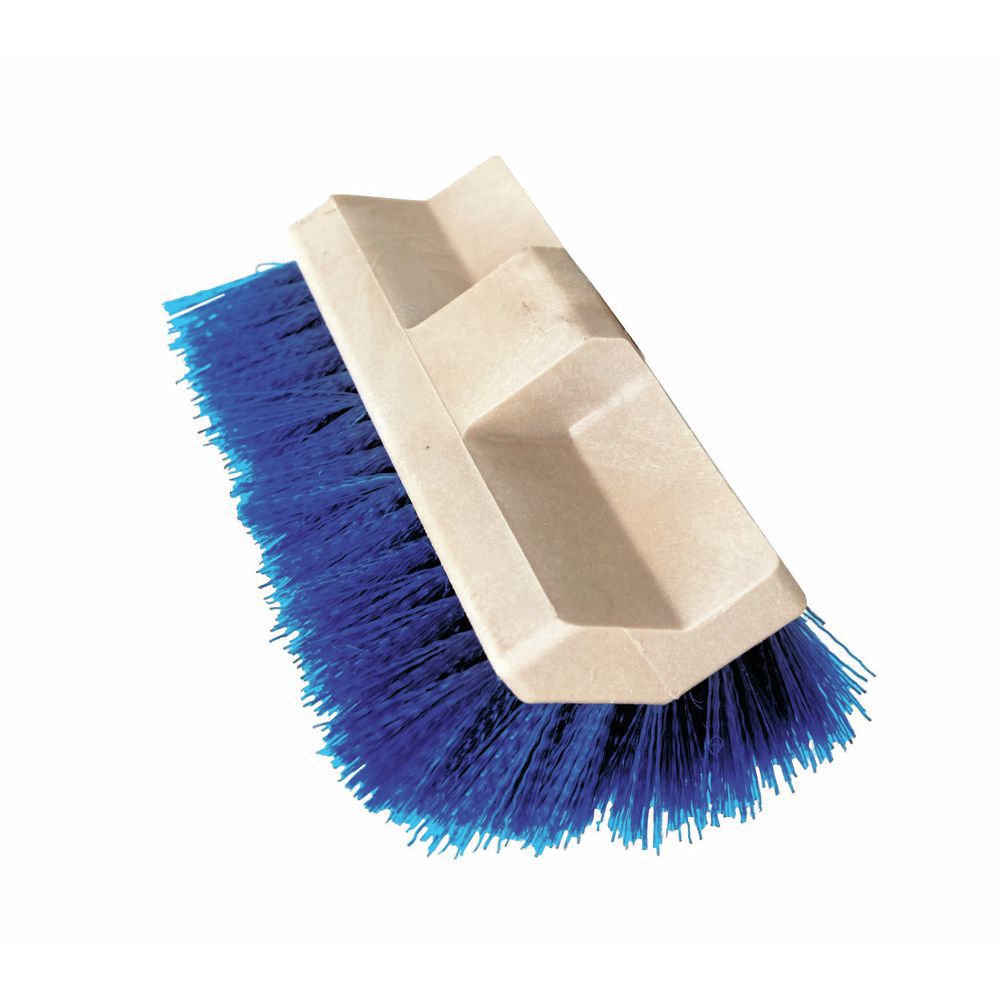 Rubbermaid Blue / Yellow All Purpose Floor Scrub Brush - 10L