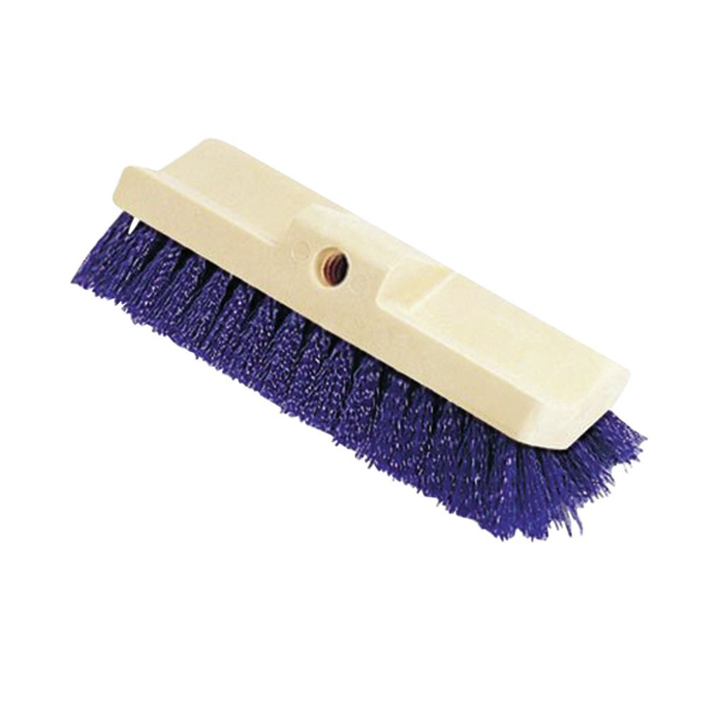 Rubbermaid Commercial Bi-Level Deck Scrub Brush (Blue) (Plastic)