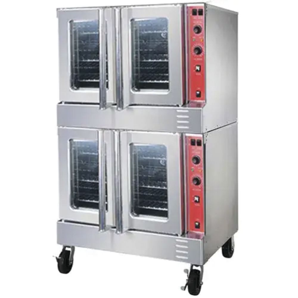 Kratos 29Y049 Gas Convection Oven, Double Stack 38"W x 43 1/2"D x 68"H