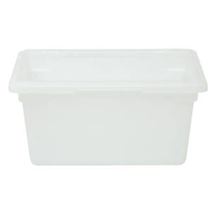 Cambro 6 qt Clear Plastic Storage Box - 8 3/8L x 8 3/8W x 7 1/4D