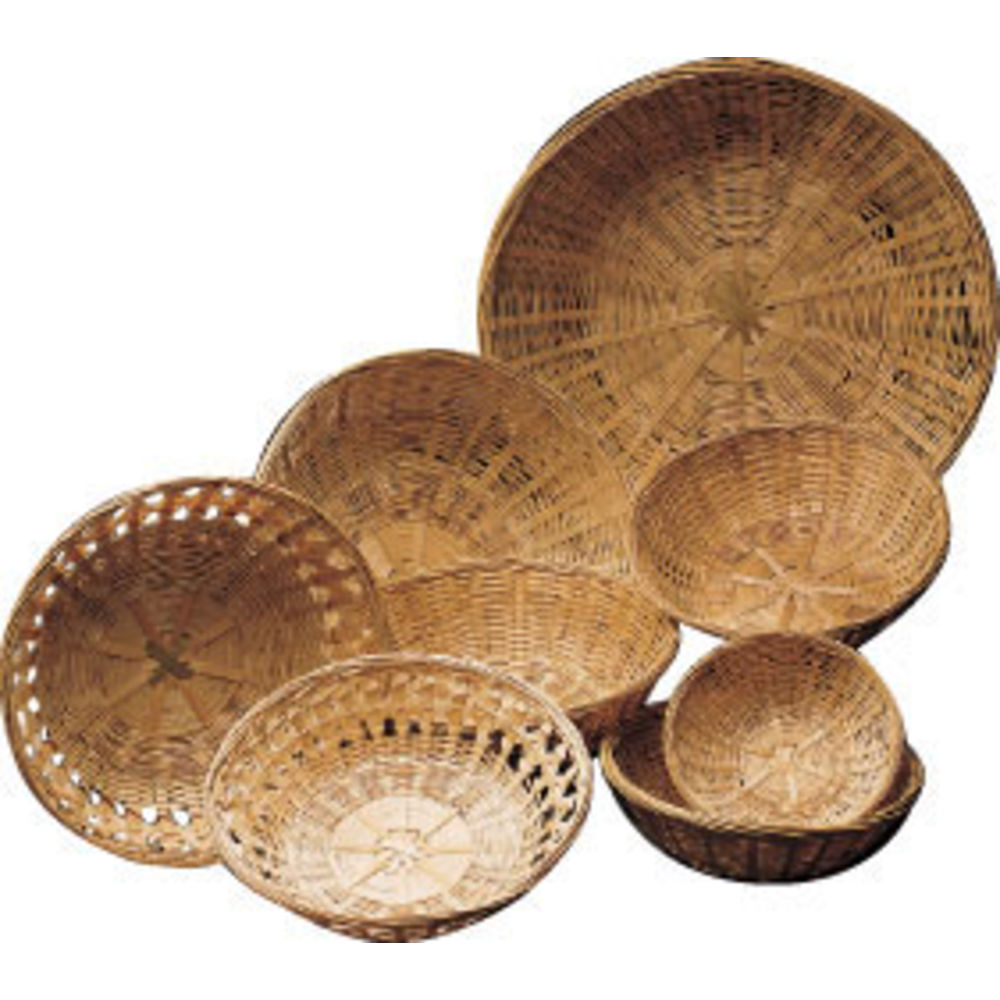 Basket making supplies 6 Bundles of Natural Bamboo Woven Strips