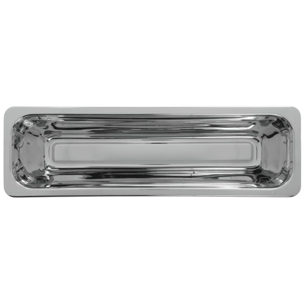 Bon Chef Hot Solutions Stainless Steel Buffet Chafing Pan Plain Half Size Long 21"L  x 6 1/2"W  x  4"H
