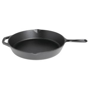 Lodge L14SK3 Pre-Seasoned Skillet, Black, 15-1/4