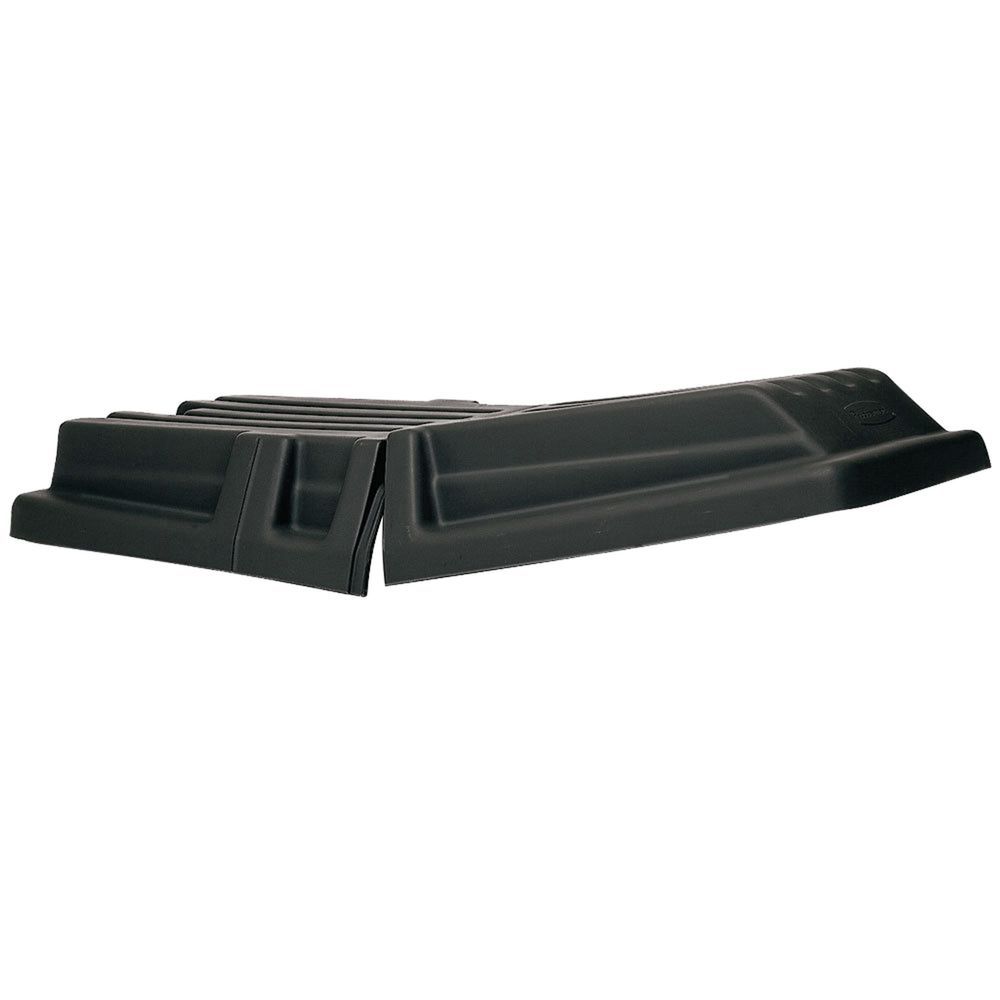 Rubbermaid 450 lb Capacity Black Plastic 1/2 cu yd Utility-Duty