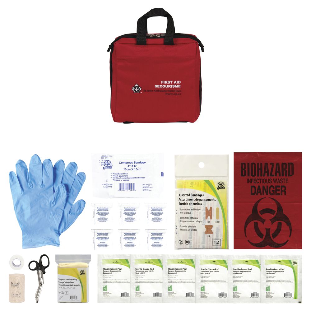 BASIC BC FIRST AID KIT 210NYLON BAG