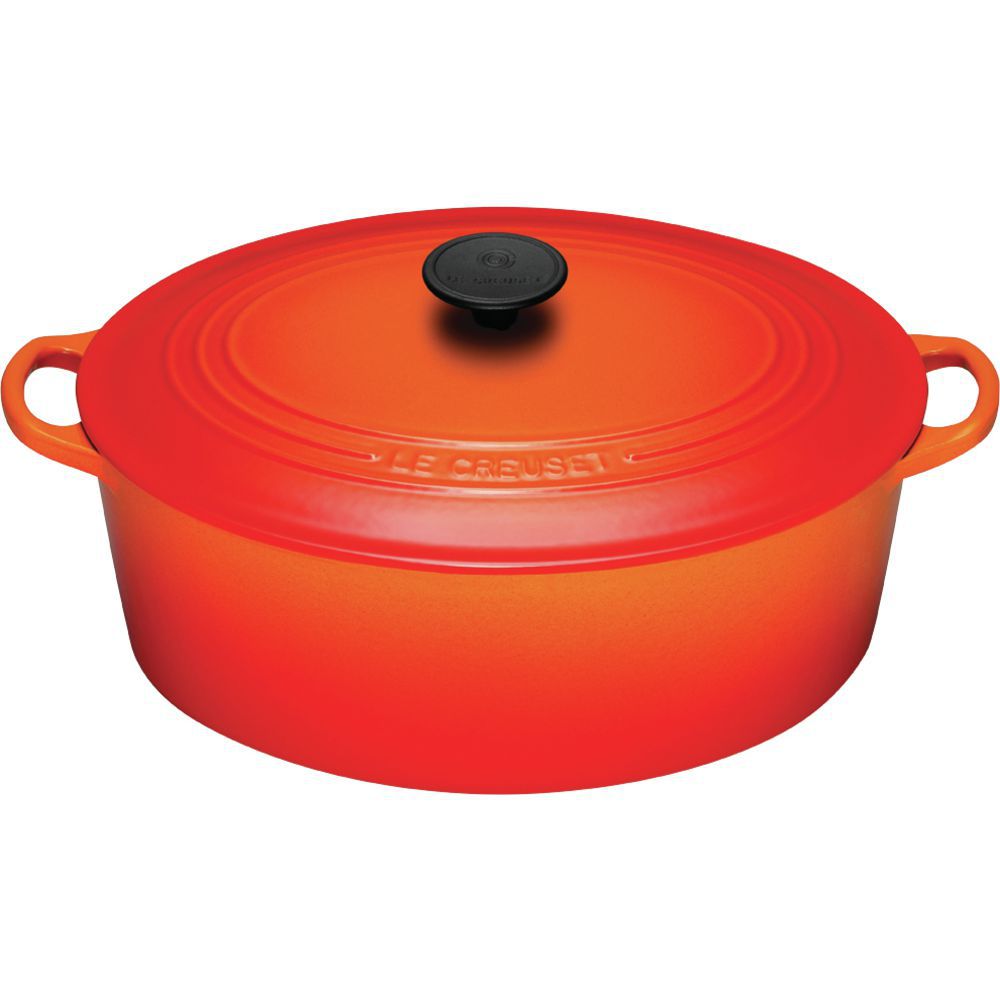 OVEN, FRENCH OVAL, FLAME, 6.75 QT CAST