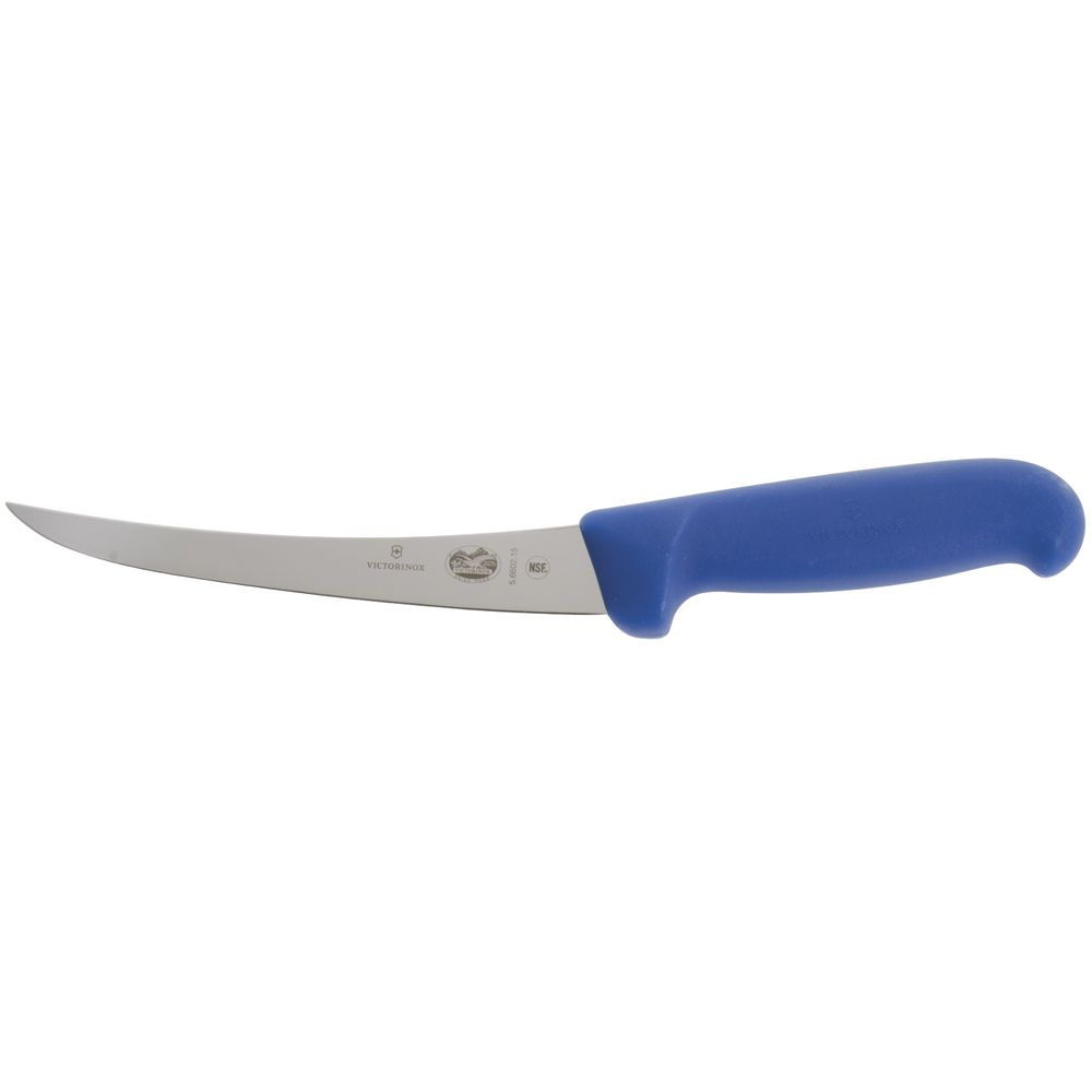 Victorinox 6 Blade Curved Semi-Stiff Boning Knife - Blue