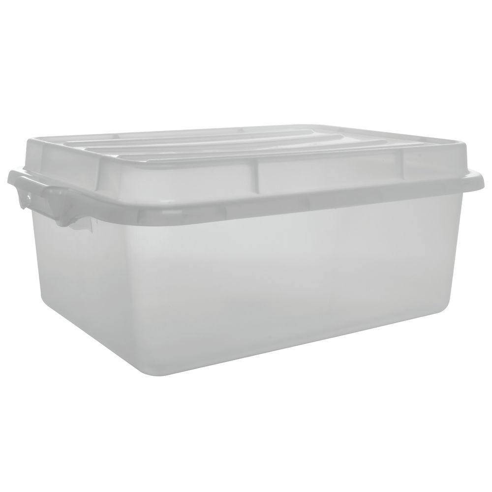 Clear Plastic Storage Case With 15 Compartments