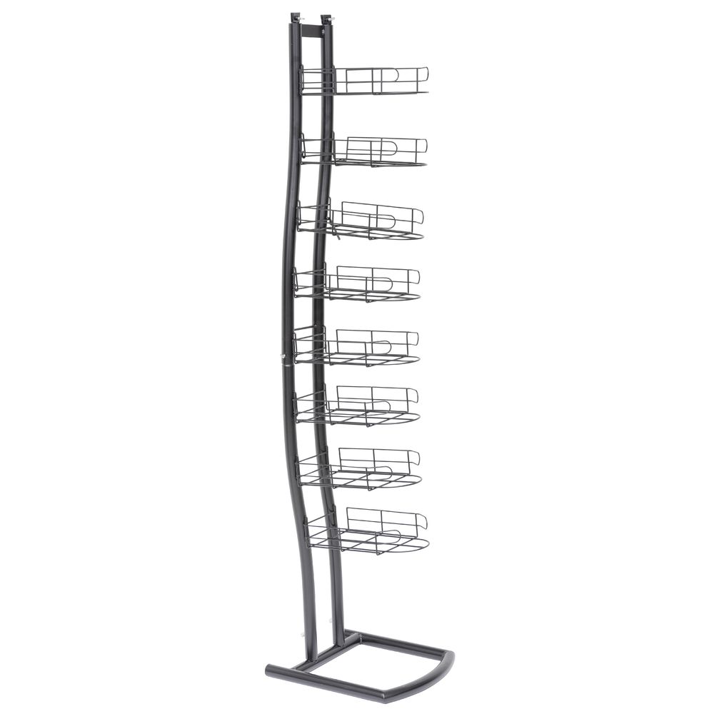 3 Pocket Countertop Wire Hat Rack, Black