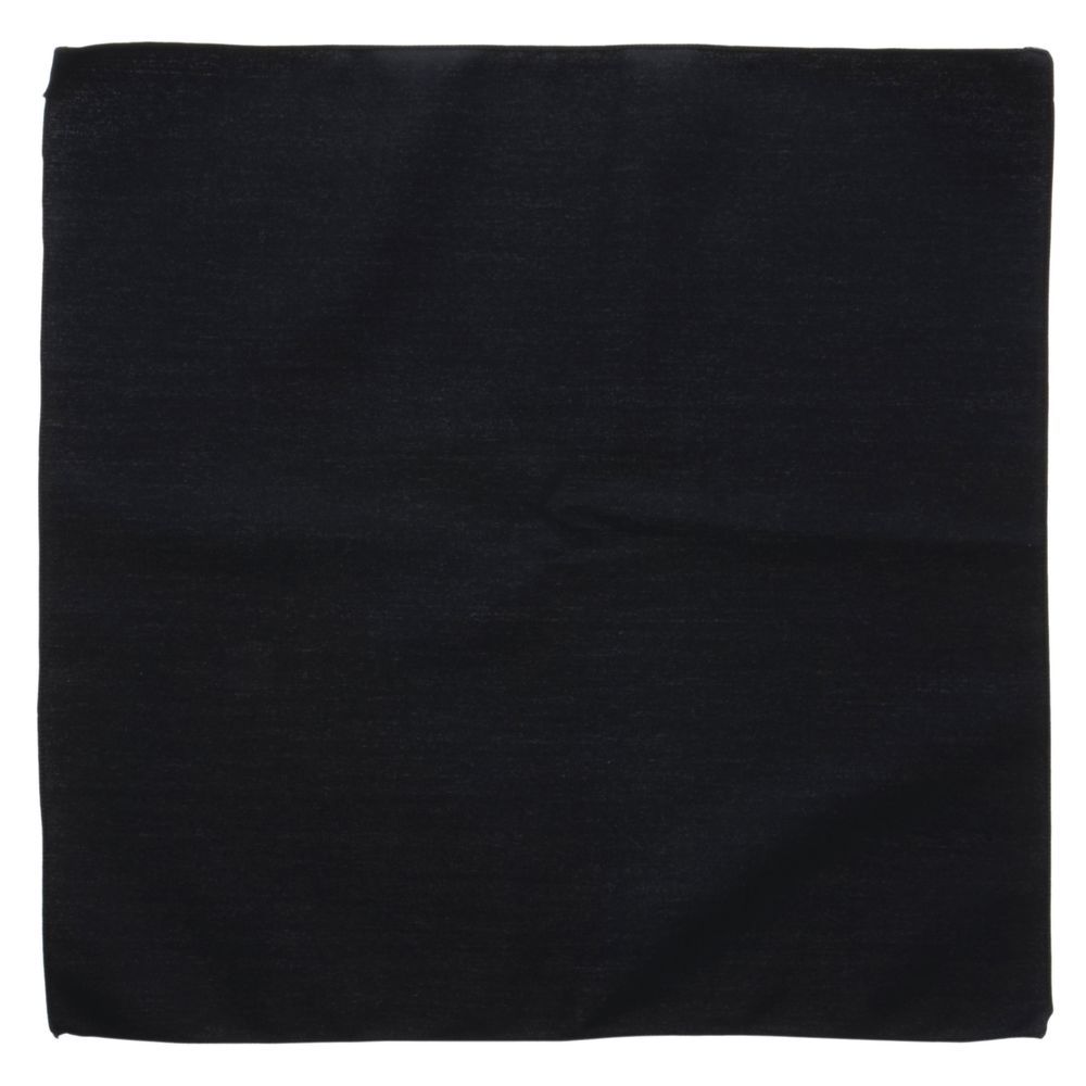 10 Pack 20 Inch Polyester Cloth Napkins Black
