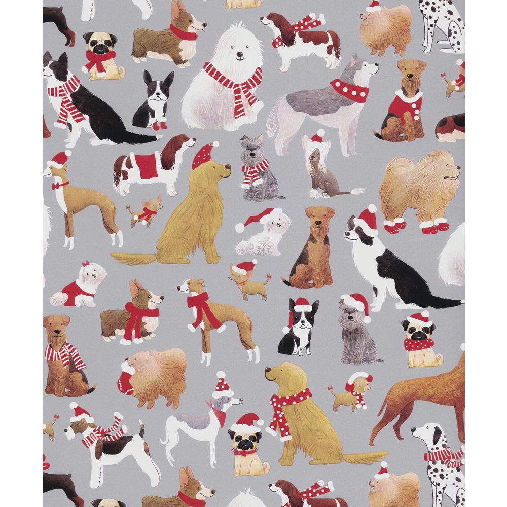 Santa's Helpers Holiday Gift Wrap, Quarter Roll