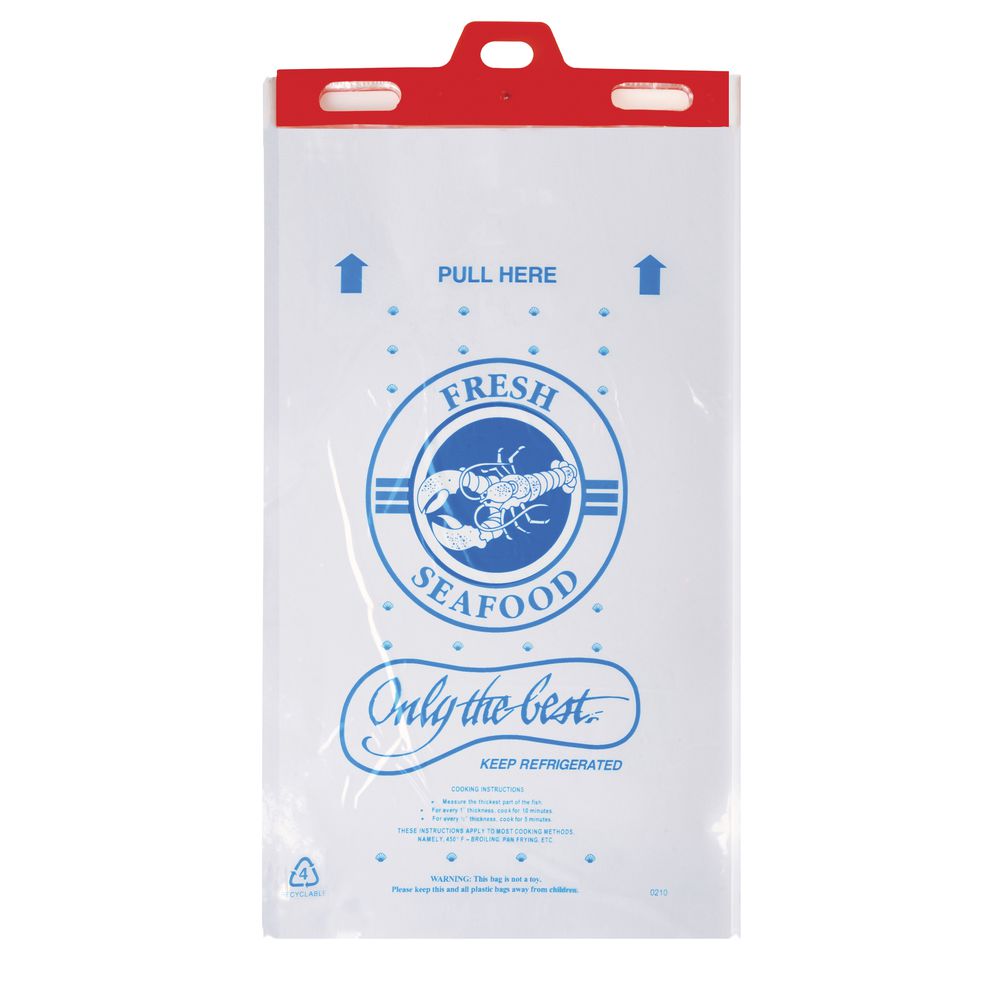 Choice 3 x 4 2 Mil Clear LDPE Zip Top Bag with Hanging Hole - 1000/Case
