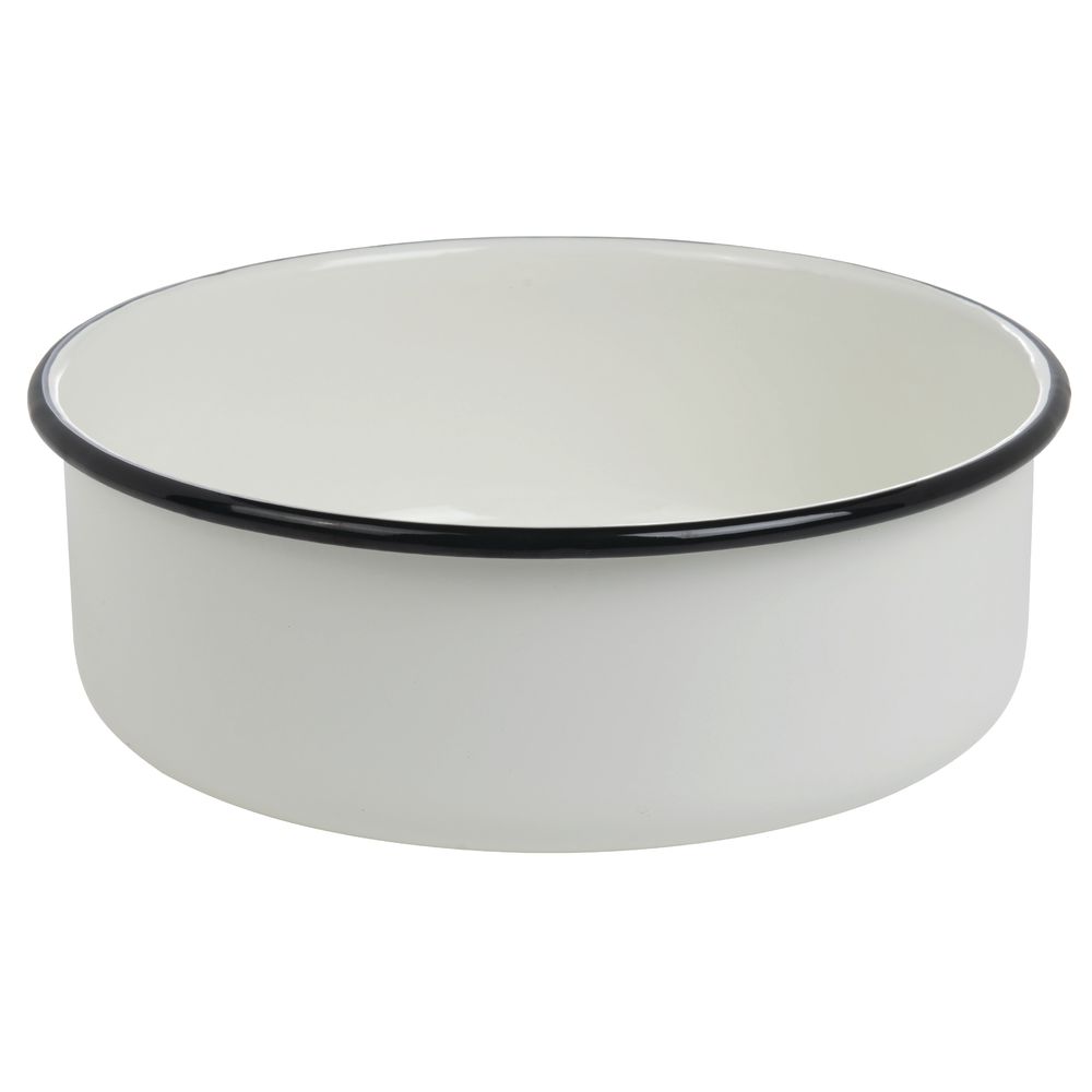 Tablecraft Enamelware Collection Rectangular Serving Pan, 11 x 8.125 x