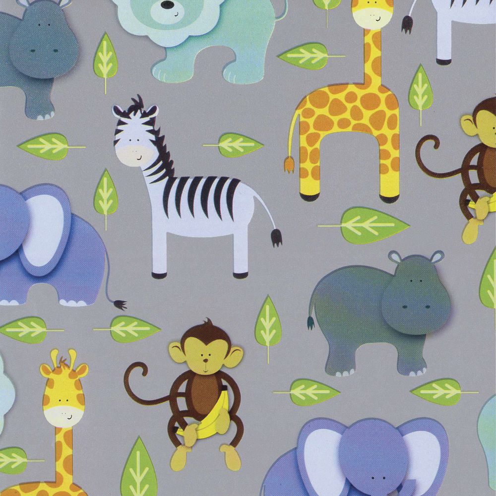 Zoo Gift Wrap, Quarter Roll