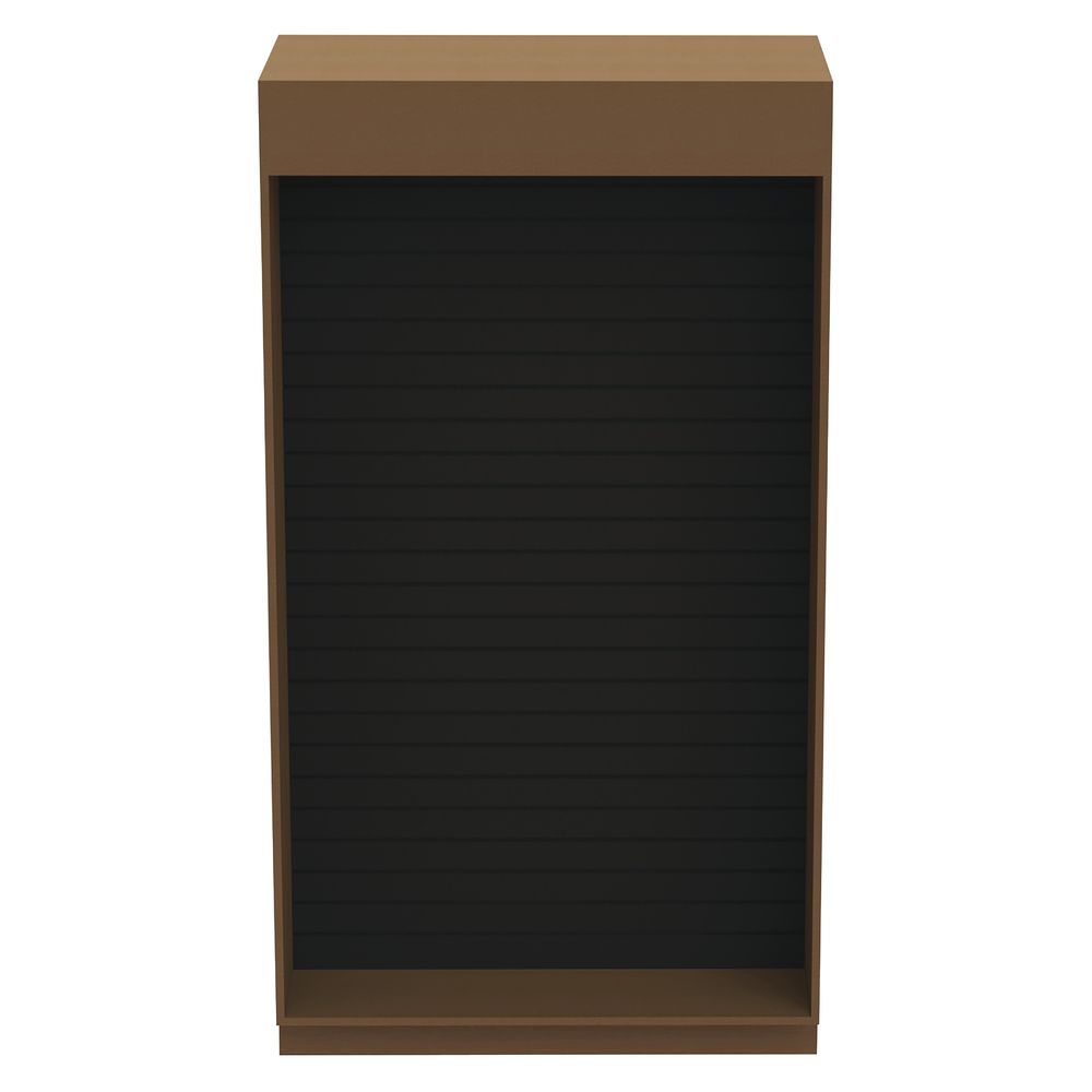 Expressly Hubert® Micro Market Slatwall Snack Kiosk 48"W x 26 3/4"D x