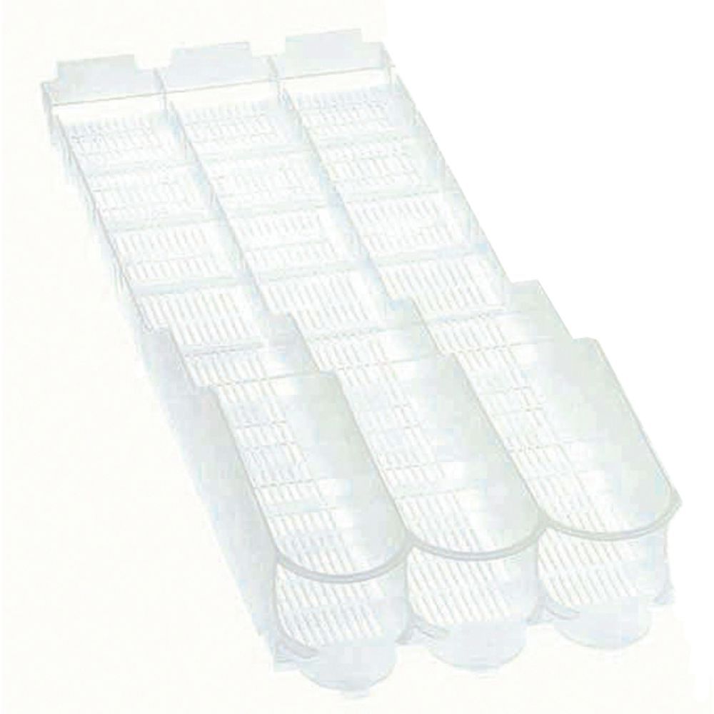 Visibility Slide™ Clear Plastic 8 Oz Bottle Organizer - 25L x 7W
