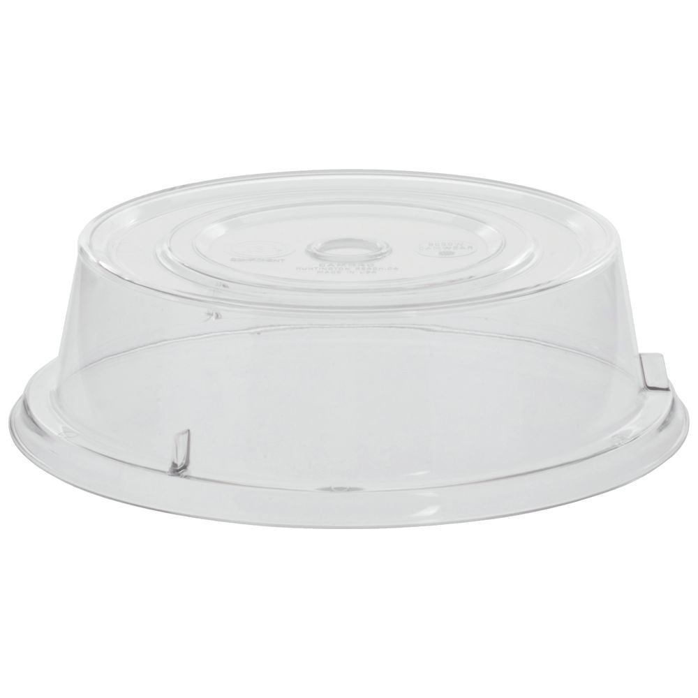 Cambro Plate Cover 9 5/16" Dia x 2 13/16" H Clear Polycarbonate 