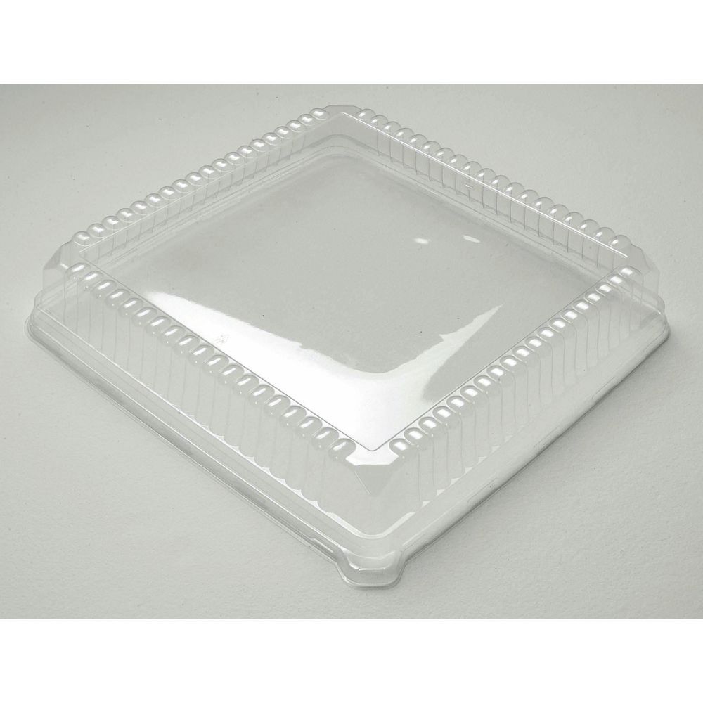 LID, FOR 16X16 SQUARE PARTY TRAY, CLEAR
