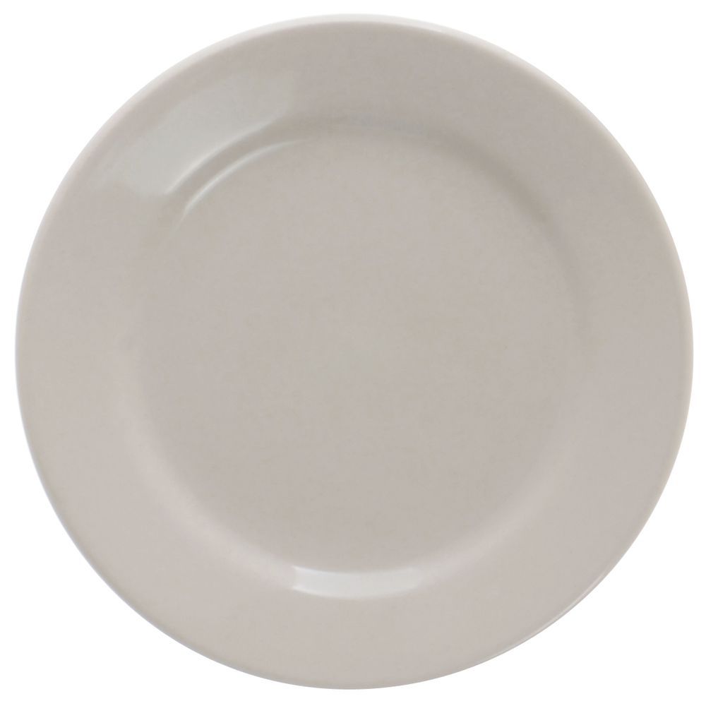 World Princess Rolled-Edge Salad Plate 7 1/8" Dia Warm White Stoneware Dishware Sets
