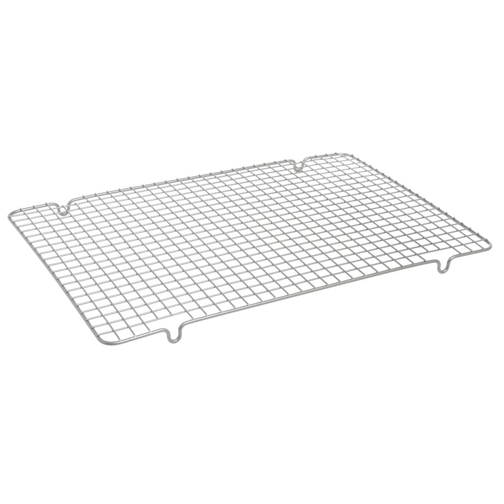 Professional Cross Wire Cooling Rack Half Sheet Pan Grate - 16-1/2 x 12  Drip Screen