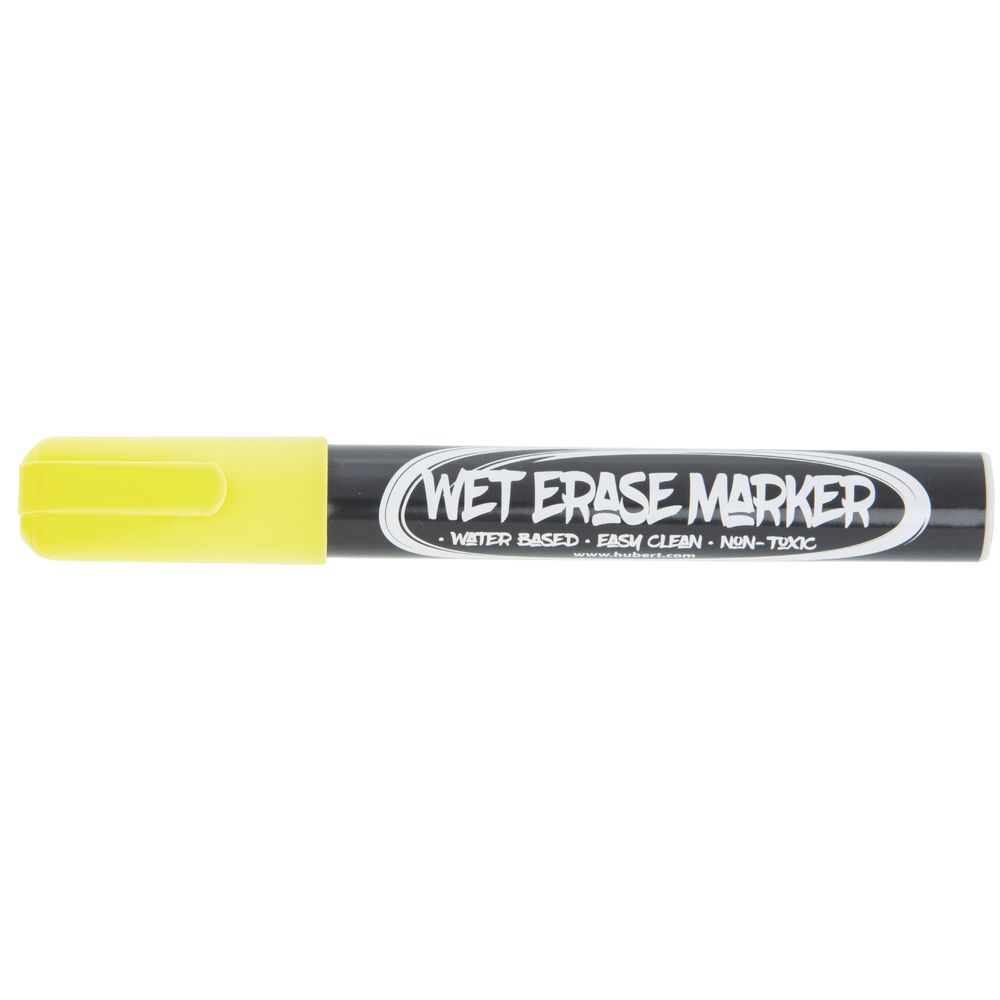 HUBERT® Bright Yellow Wet Erase Medium Point Marker