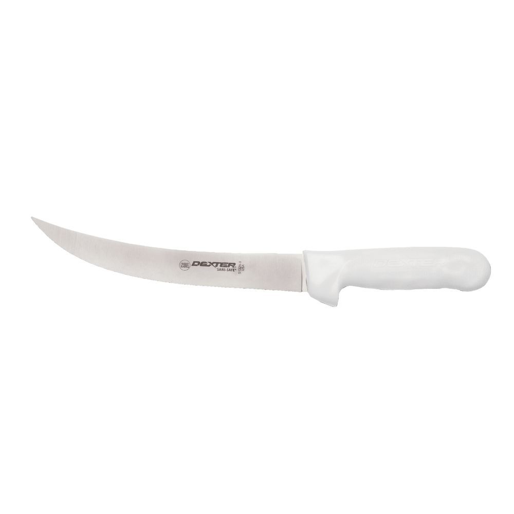BREAKING KNIFE, 8", WH POLY HANDLE