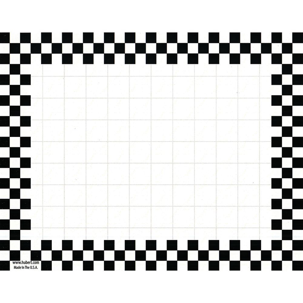 Printable Black And White Mini Checkered Page Border 