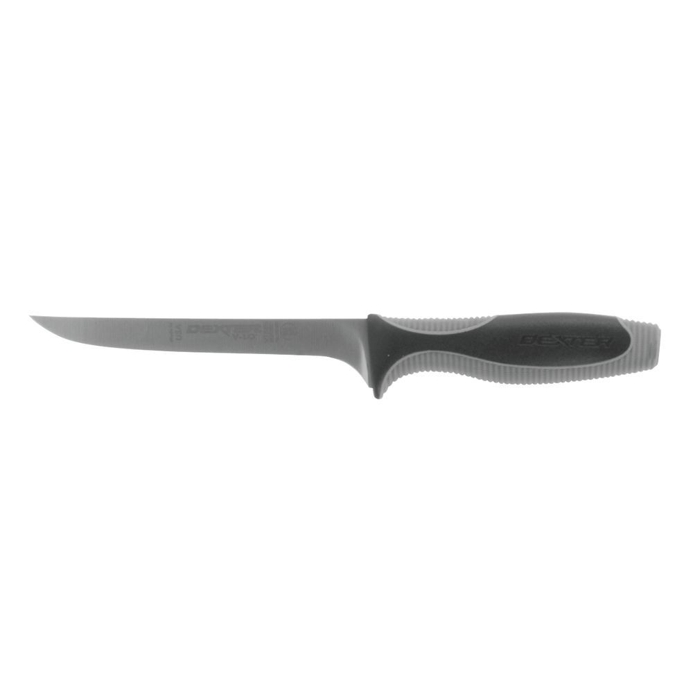 Dexter Vlo™ Stainless Steel Narrow Boning Knife with Black Santoprene