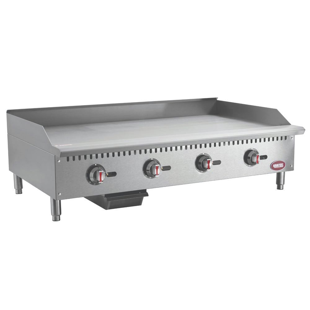 Kratos 29Y-009 Gas Countertop Griddle, 4 Burners, 120,000 BTU Output ...
