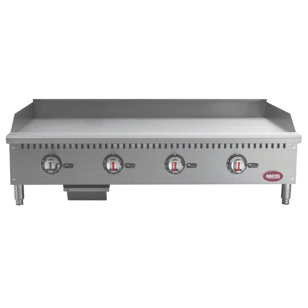 Kratos 29Y009 Gas Countertop Griddle, 4 Burners, 120,000 BTU Output