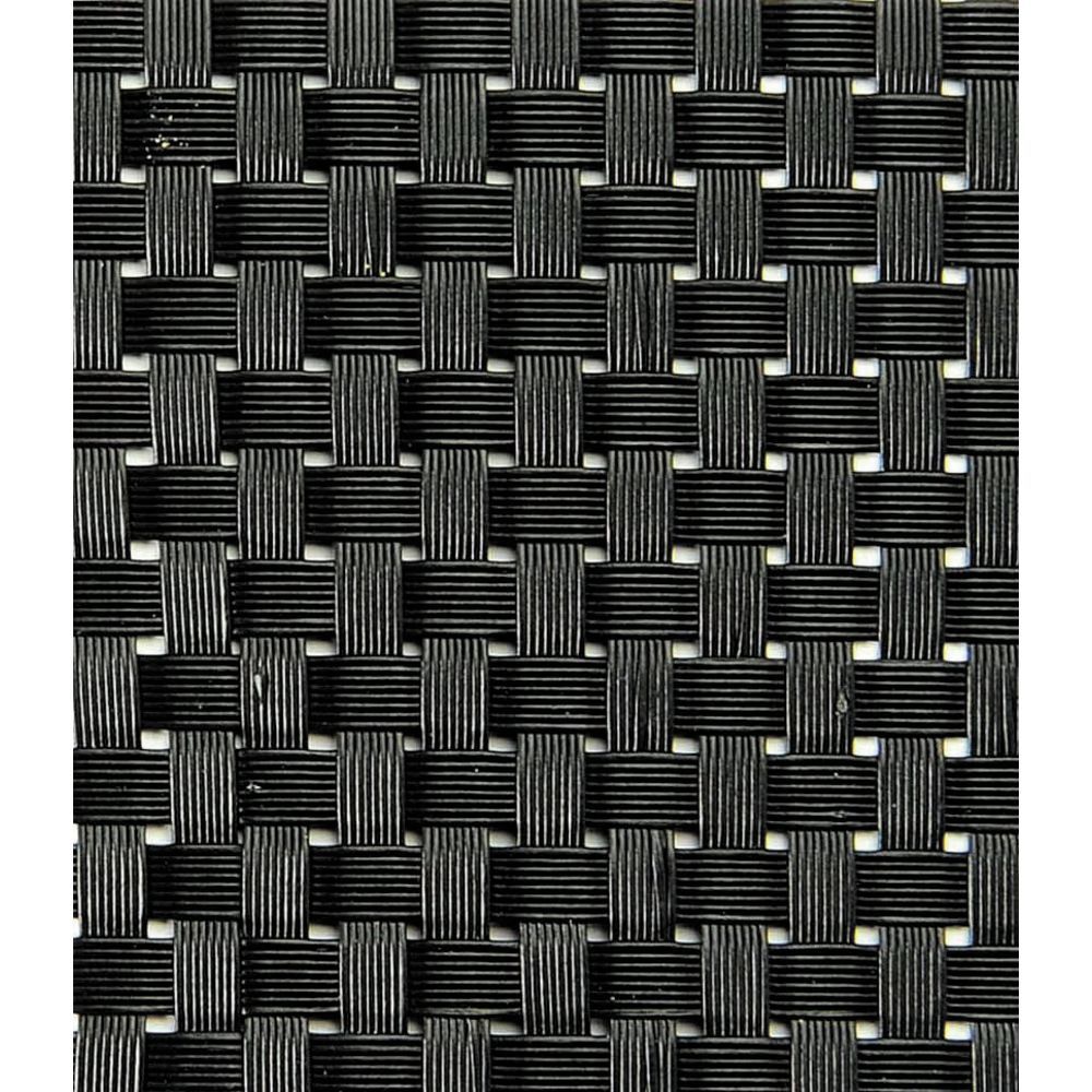 STOCKHOLM Art Mat, White/black Vinyl Protective Mat, Tile Design